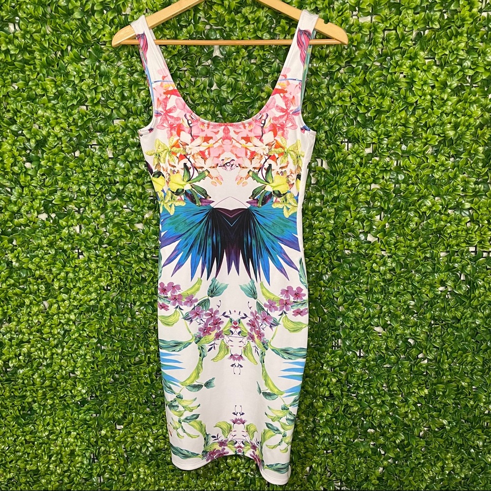 Bold Elements Floral Midi Dress perfect for Spring